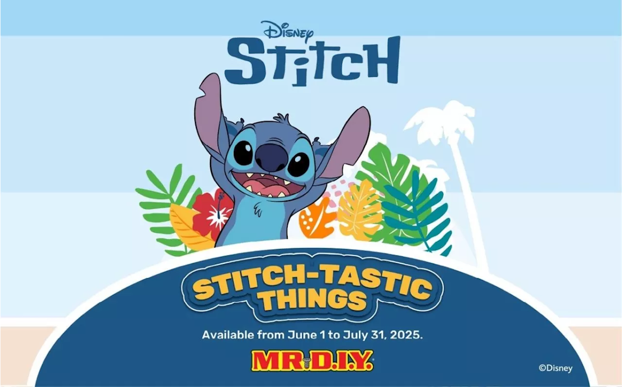A Stitch-tastic line-up ‘crash lands’ at MR.DIY this July!