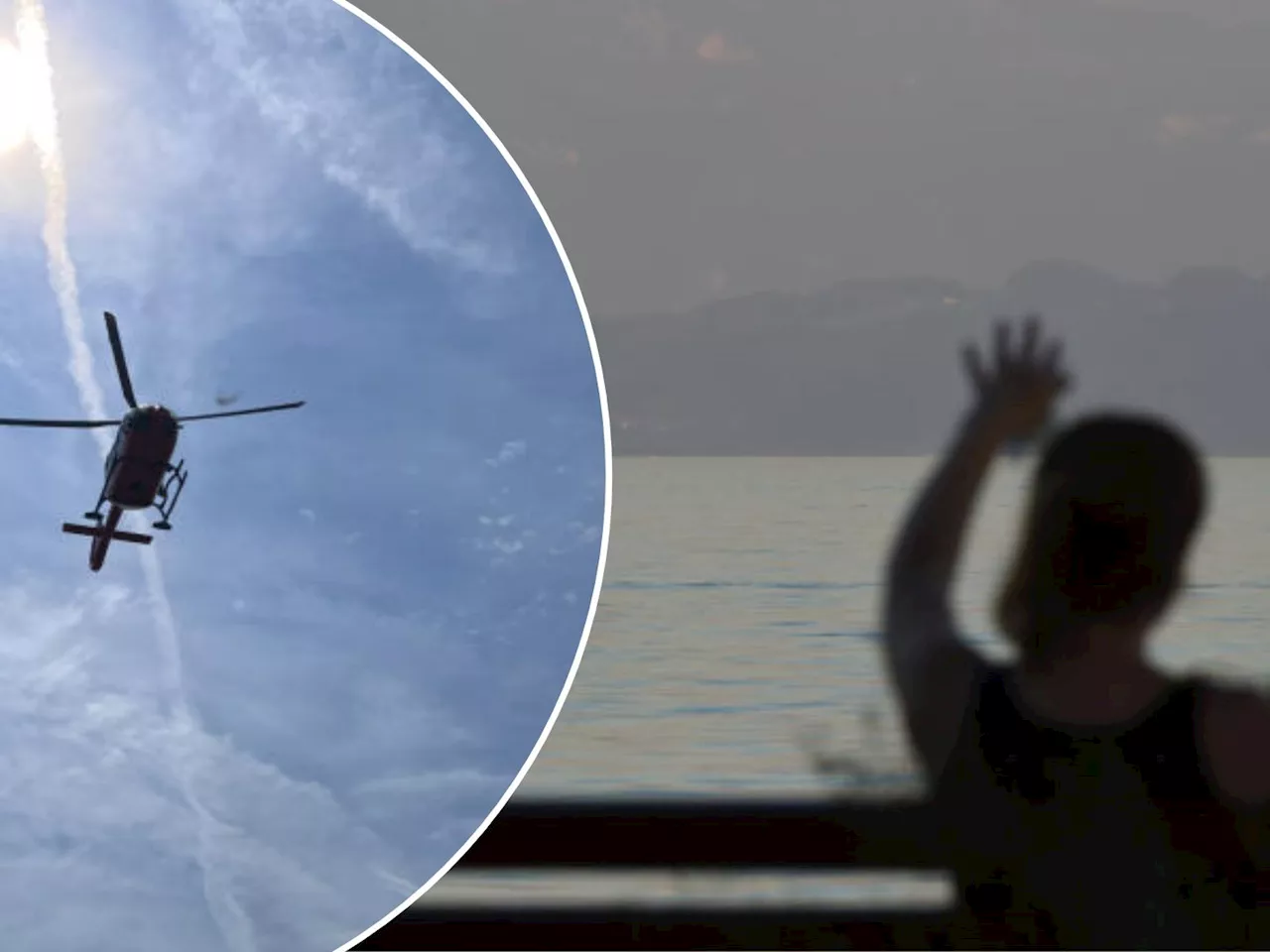 Vermisste Person: Hubschrauber kreist über dem Bodensee