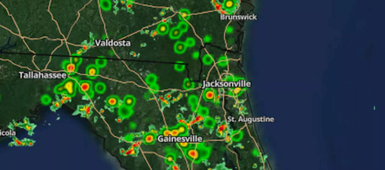 Rain and rumbles of thunder as afternoon storms roll through