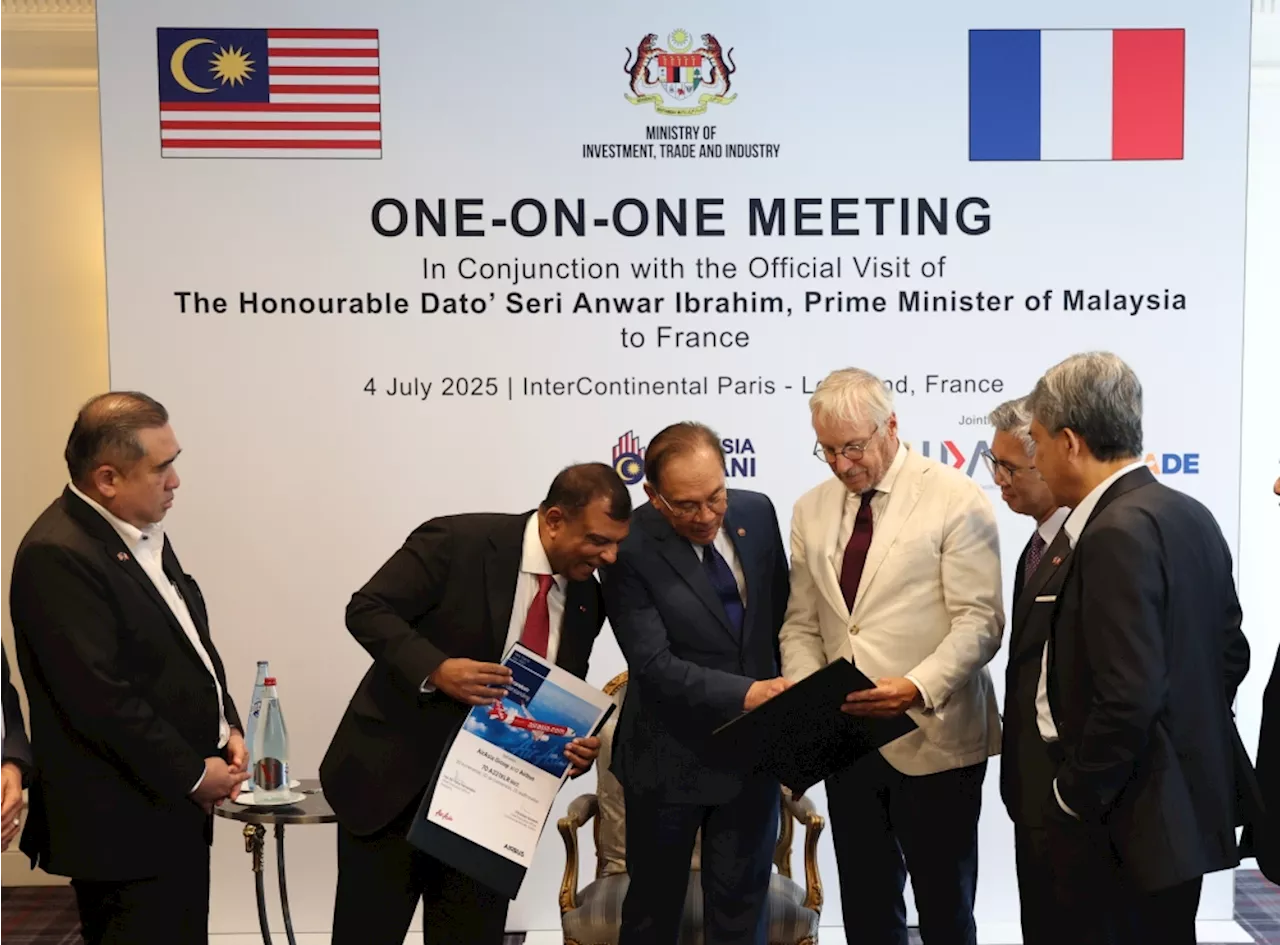 Anwar says AirAsia’s RM51b deal with Airbus boosts Malaysia’s bid to be aviation hub