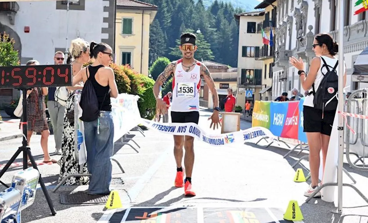 Filipino Ultra Runner Castro conquers Pistoia Abetone again, resets own record