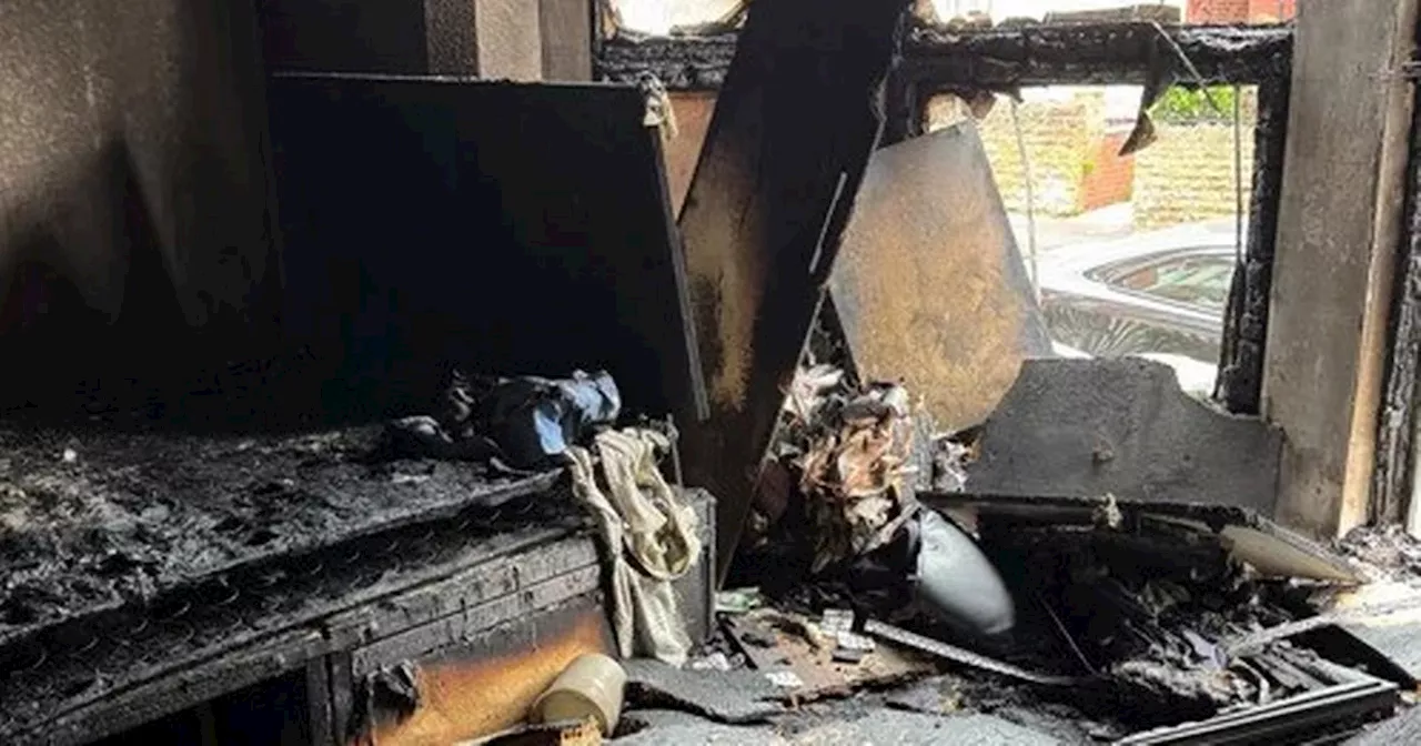 Urgent warning issued after major fire in three-storey house in city