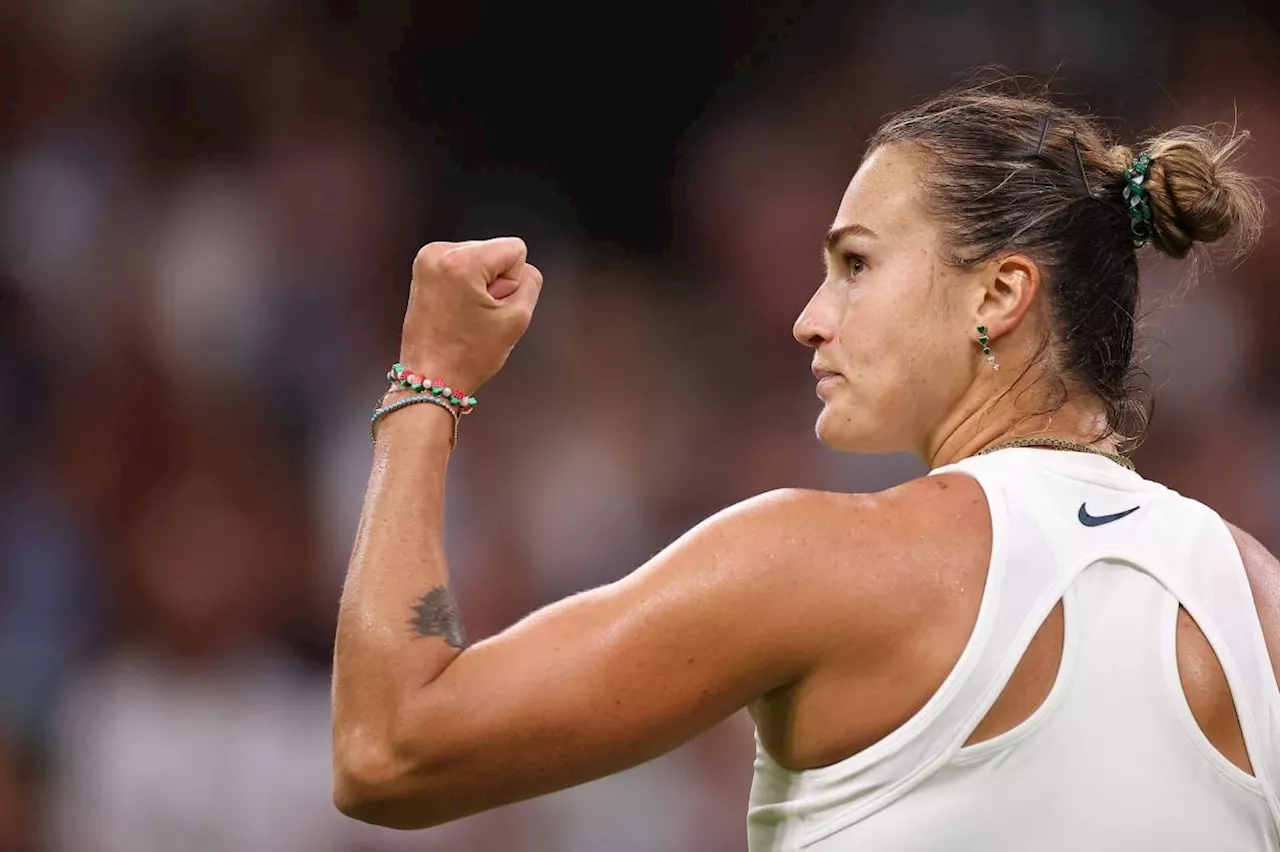 Sabalenka outguns Raducanu to reach Wimbledon last 16