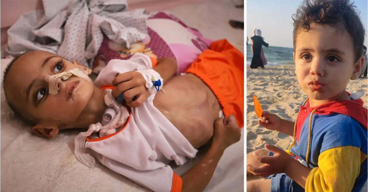Amr, 3, skadades i israelisk attack – hans mamma och syskon dog