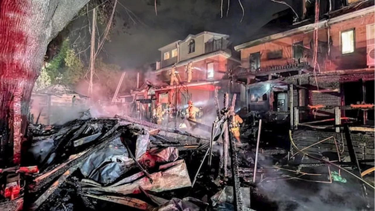 2 kids, 8 adults displaced after fire ravages Glebe homes