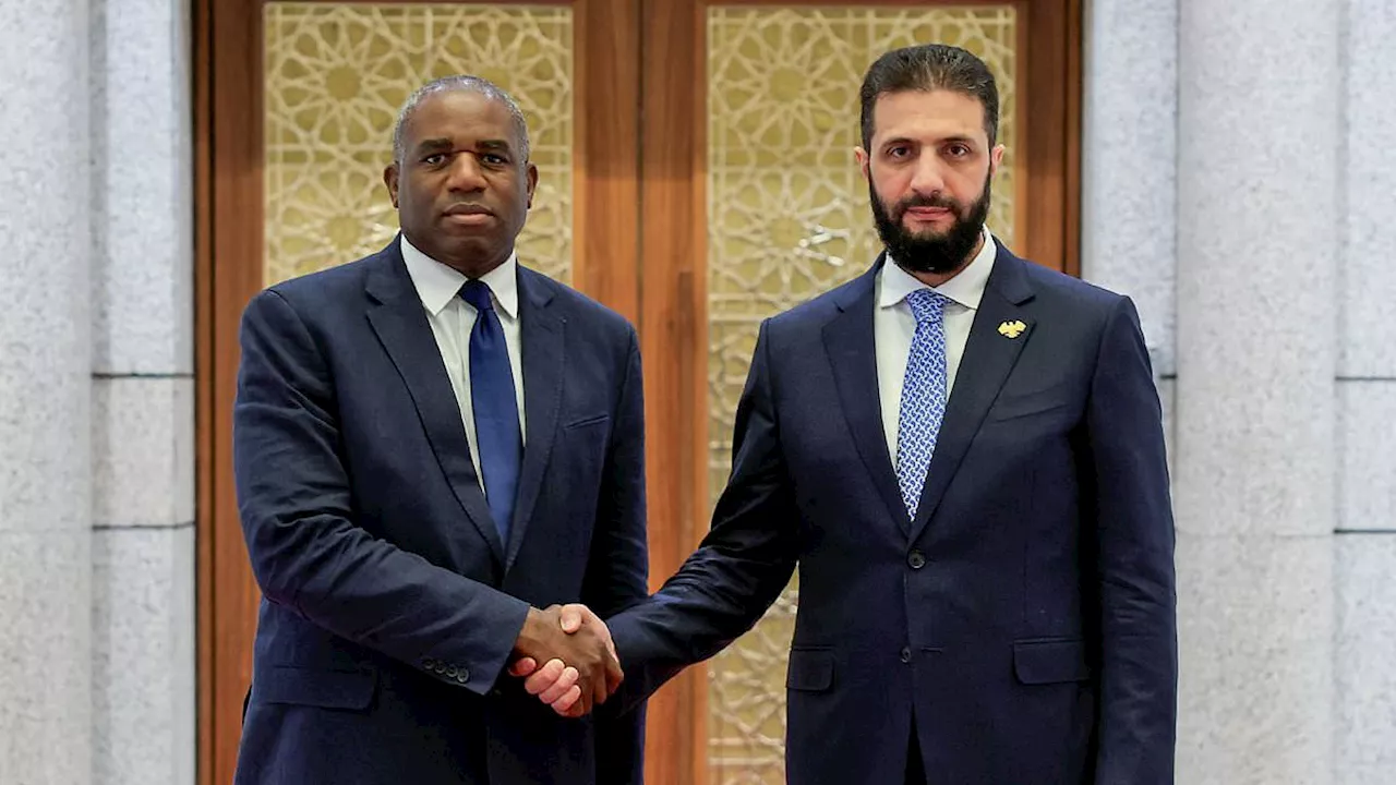 David Lammy to pledge £94.5 million aid package in support of Syria's new government in first trip by UK minister for 14 years