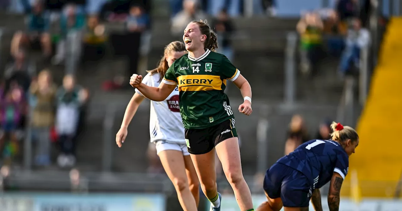 Kerry to face Meath and Galway to face Dublin in All-Ireland Ladies SFC semi-finals