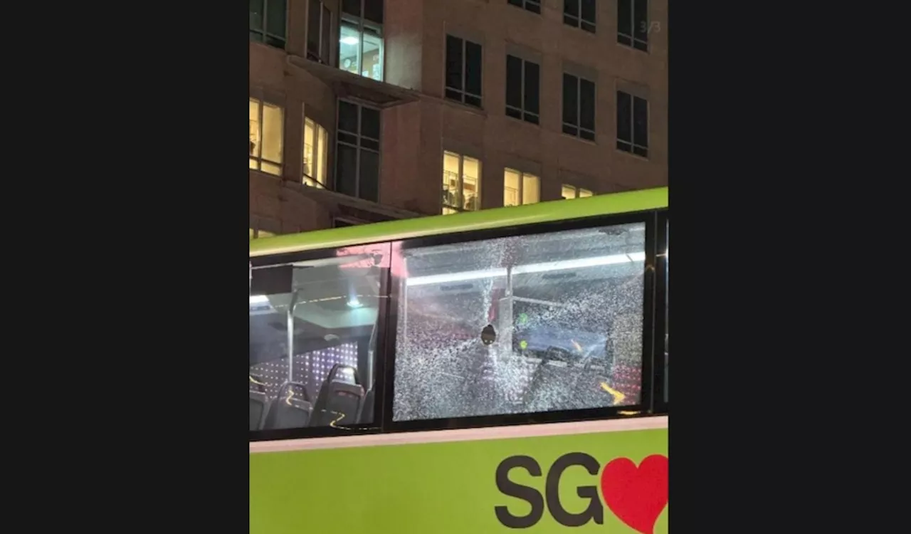 Bottle thrown at SMRT double-decker bus along Singapore’s Orchard Road injures passenger, police investigating