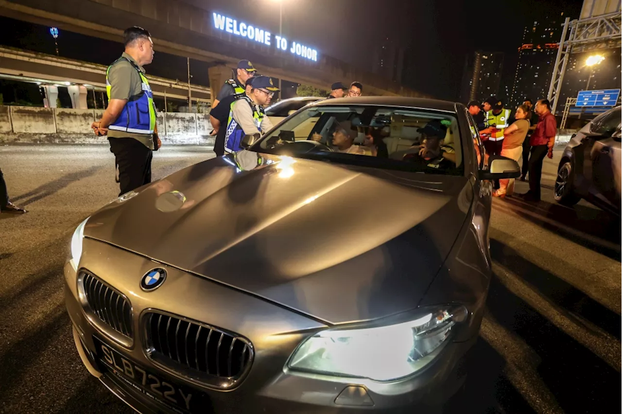 Singaporean drivers hit with RM57,000 in fines since July 1 as Johor JPJ cracks down on VEP dodgers