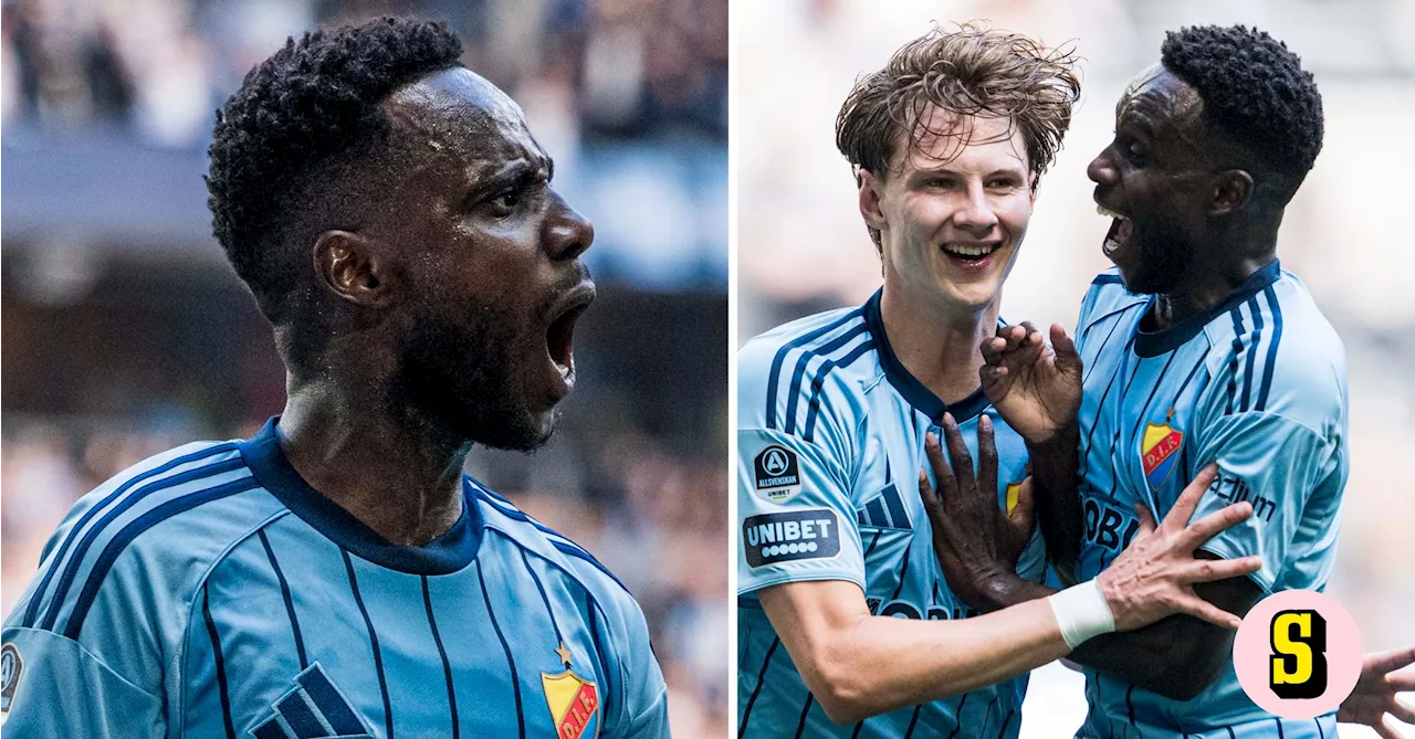Satte ett hatrick när Djurgården krossade Degerfors