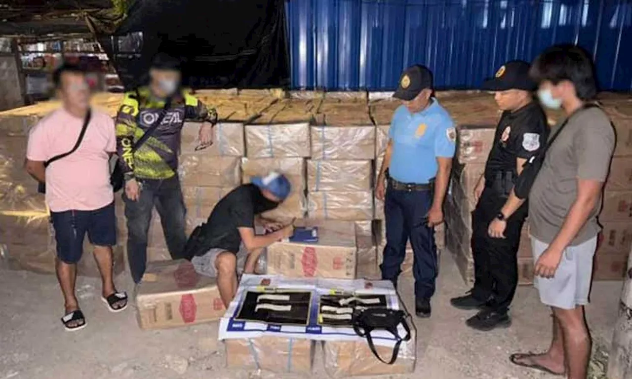 Nearly P9-M smuggled cigarettes seized in Ilang