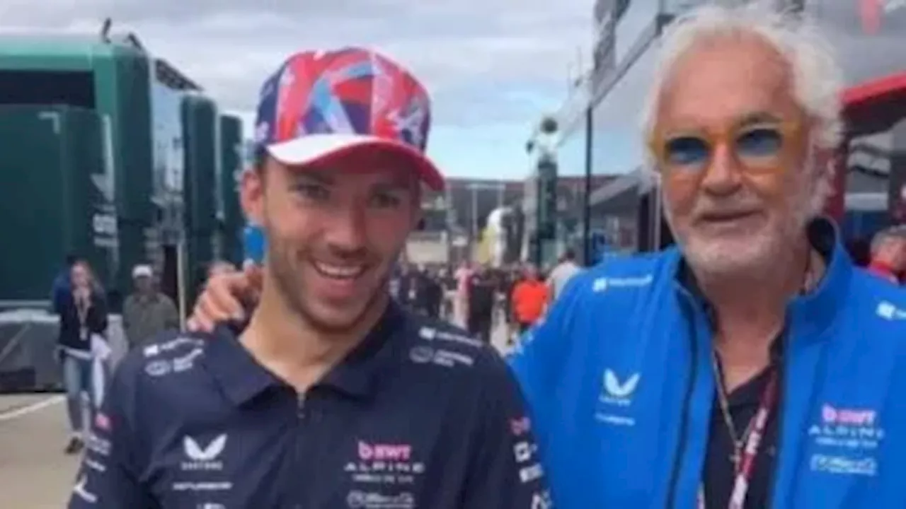 El gesto de Briatore con Gasly y la indiferencia con Colapinto tras el GP de Gran Bretaña