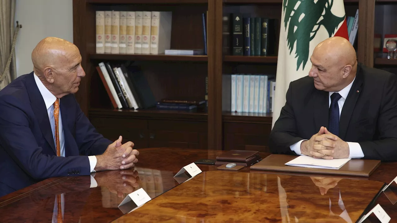 U.S. envoy Barrack receives Lebanese government's response to Hezbollah disarmament proposal