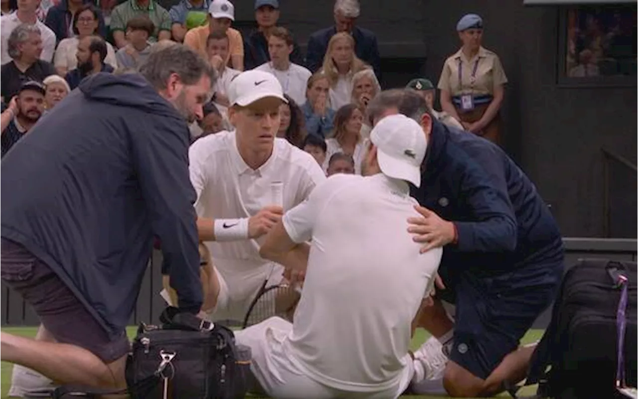 Dimitrov si ritira, Sinner ai quarti di Wimbledon