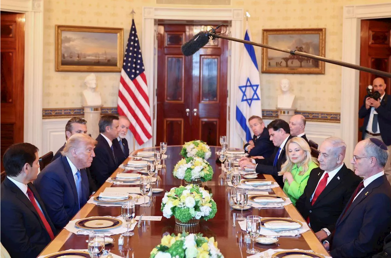 Netanyahu meets Trump at White House as Israel, Hamas discuss ceasefire