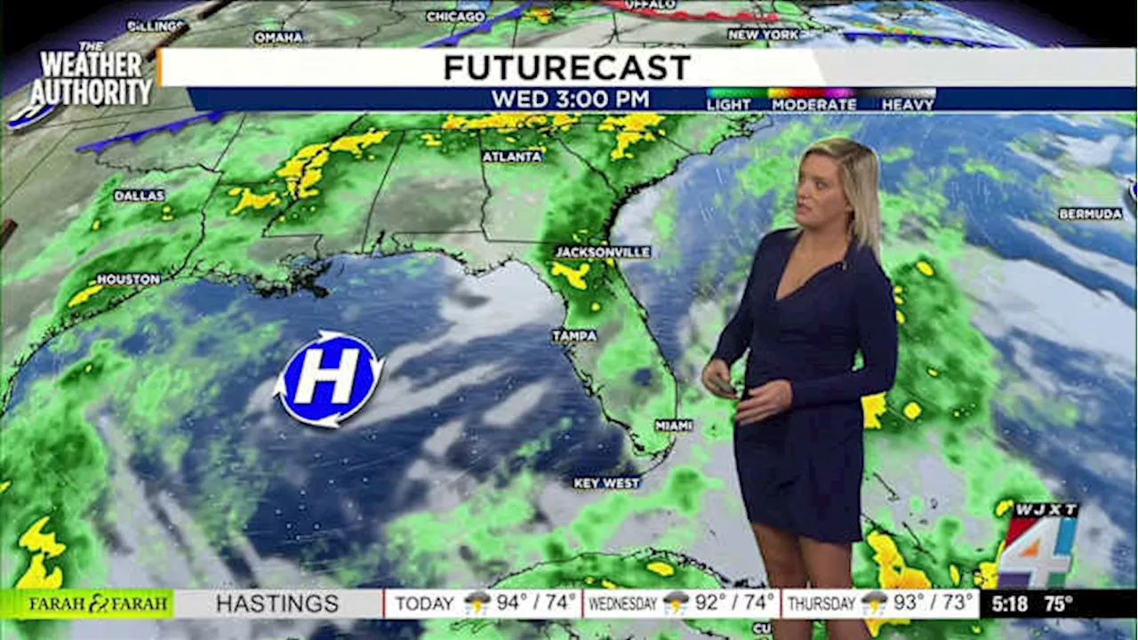High humidity, rain chances increase this week for Jacksonville area
