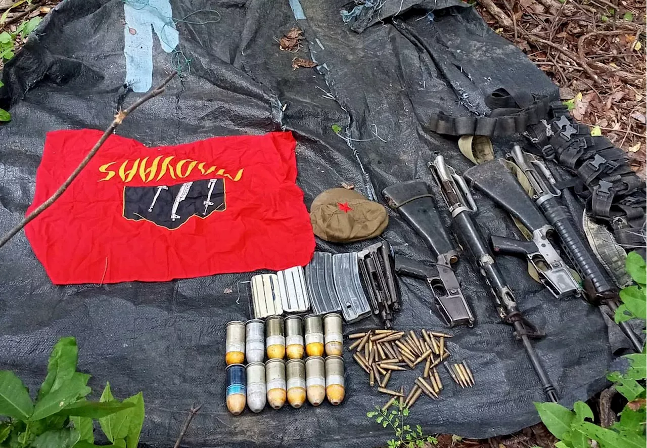Cache of NPA firearms seized in Igbaras, Iloilo through former rebels’ tip