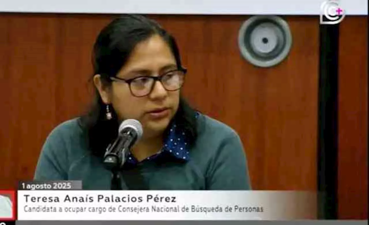 Activista Anaís Palacios busca un lugar en el Consejo Nacional del Sistema de Búsqueda