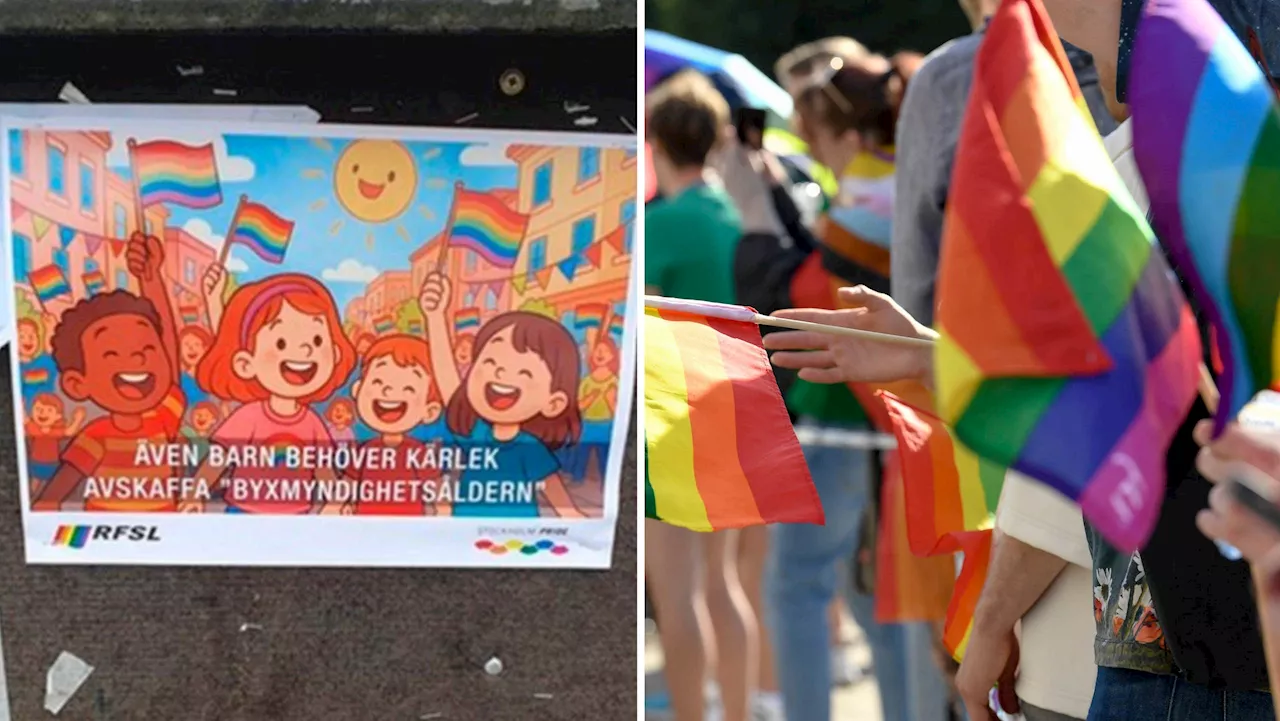 Falska RFSL-affischer sprids under Pride
