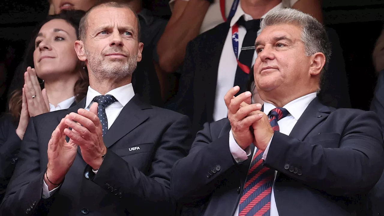 'Accordo UEFA-Superlega più vicino': dialoghi con Ceferin e possibile competizione unica in Europa, la rivelazione del presidente del Barcellona Laporta
