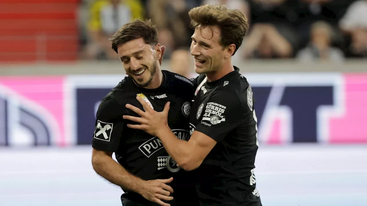  Nach Doppelschlag - Sturm gewinnt beim LASK