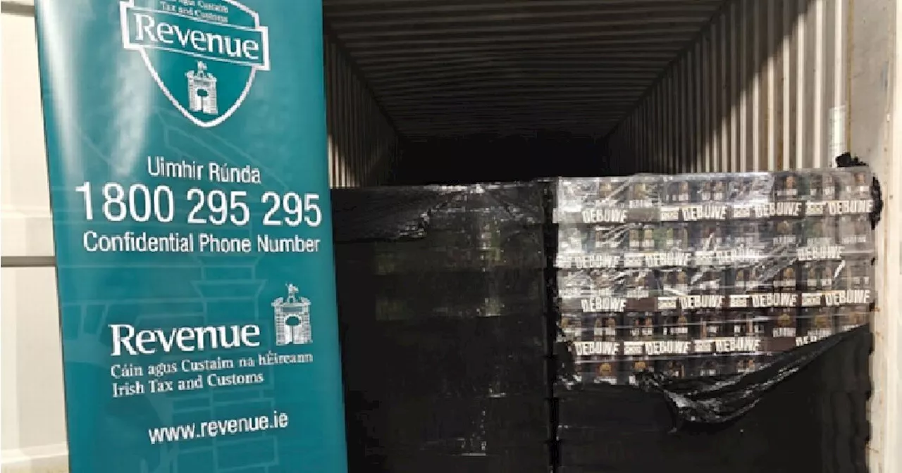 Revenue seizes almost 24,000 litres of beer stashed in unaccompanied container