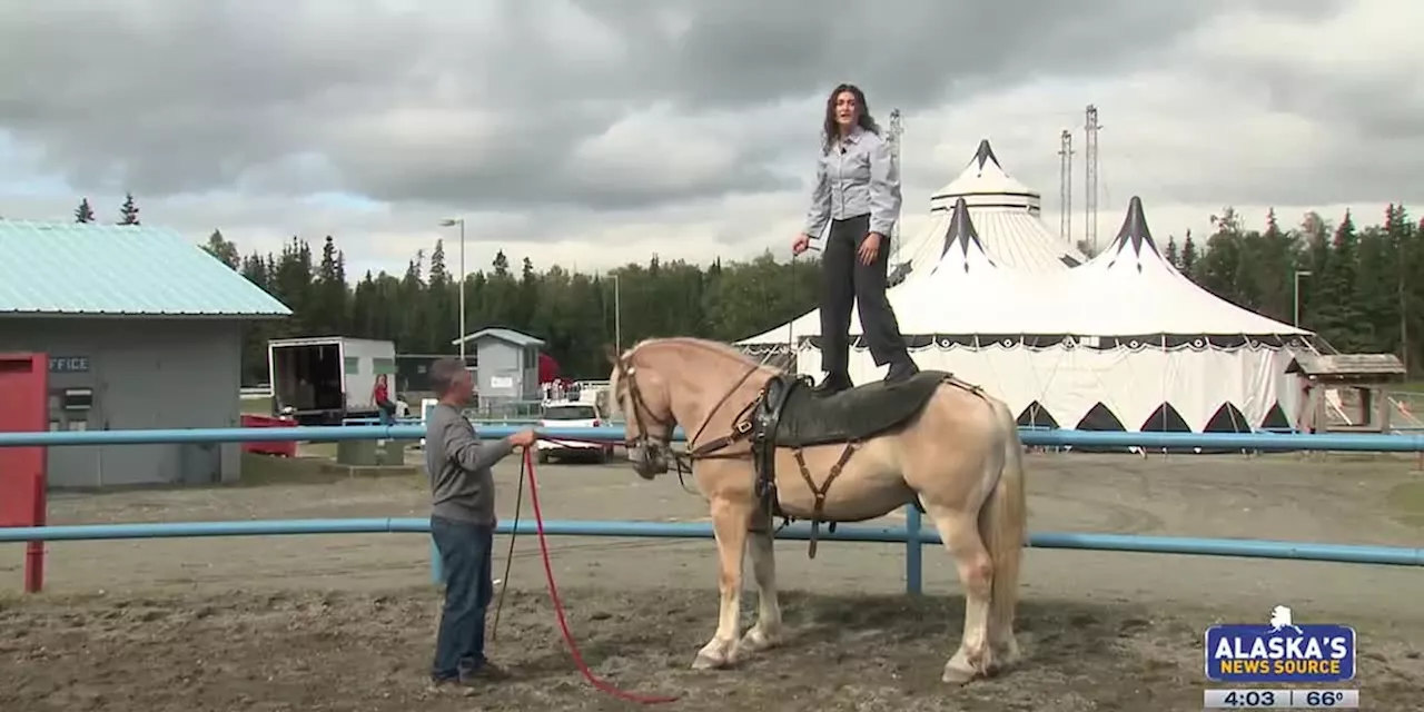 ‘It takes a lot of trust’: Equestrian acrobatic show spanning 10 generations arrives in Alaska