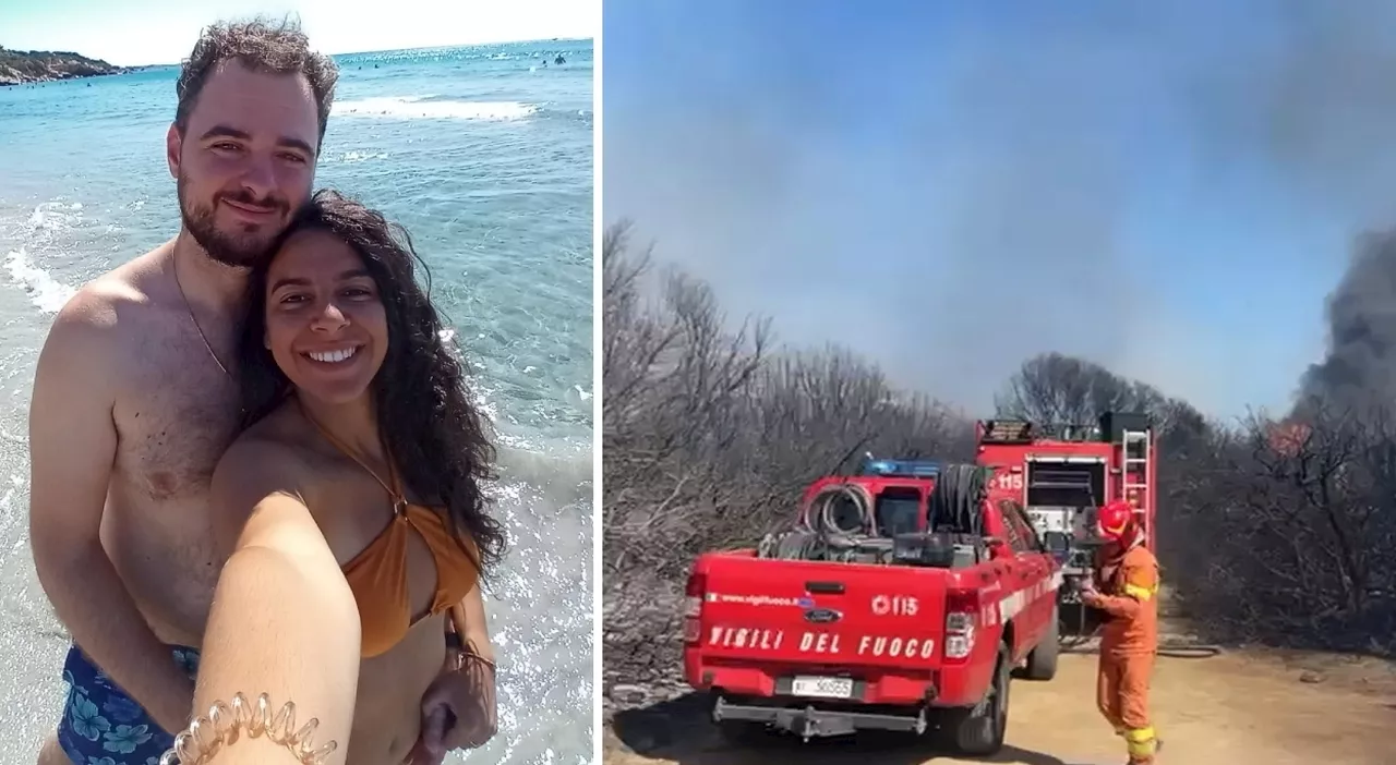 «Siamo sopravvissuti all'incendio di Punta Molentis tuffandoci in mare e aggrappandoci agli scogli. Eravamo stremati, siamo dei miracolati»
