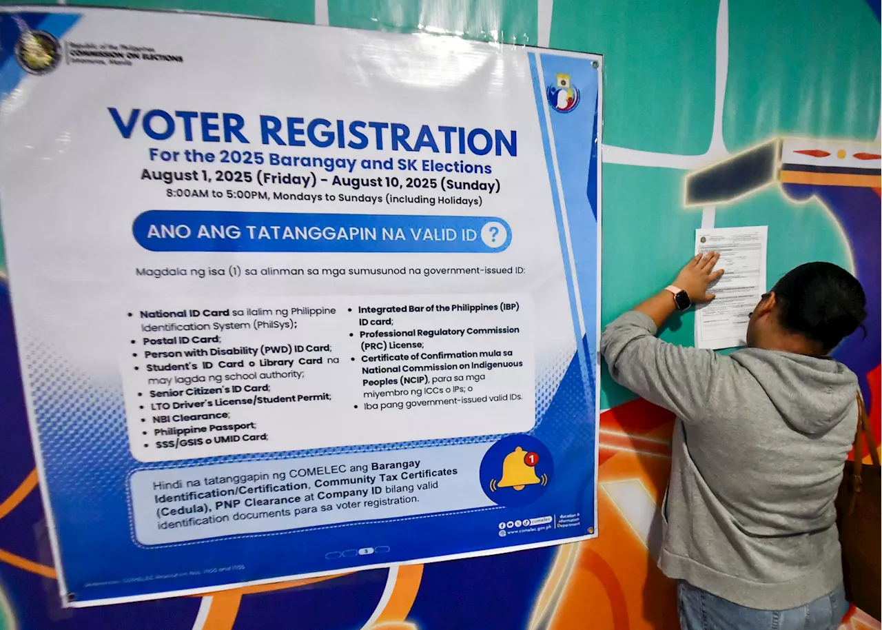 Comelec launches 10-day special registration for 2025 BSKE
