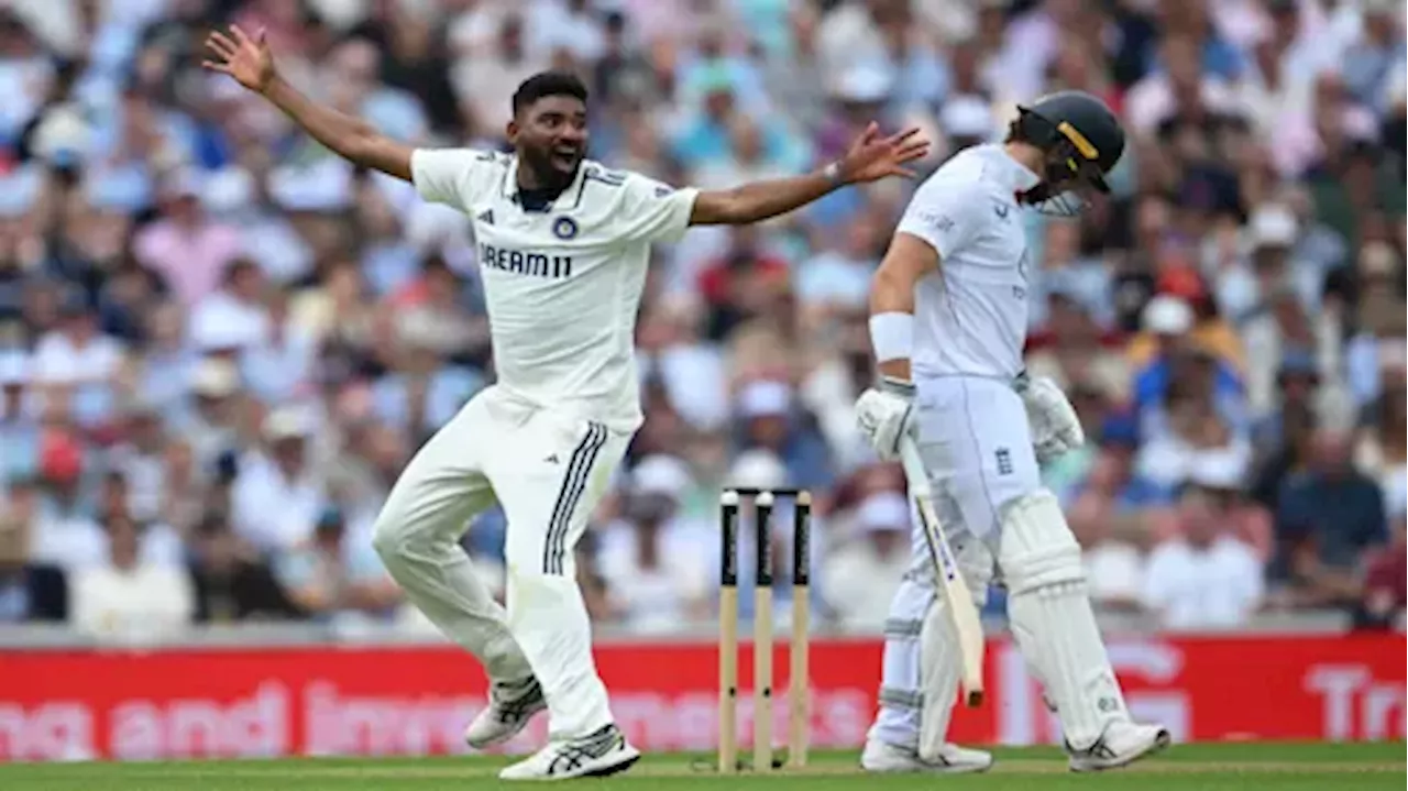 DAY 2: India's Krishna and Siraj rock England in series finale