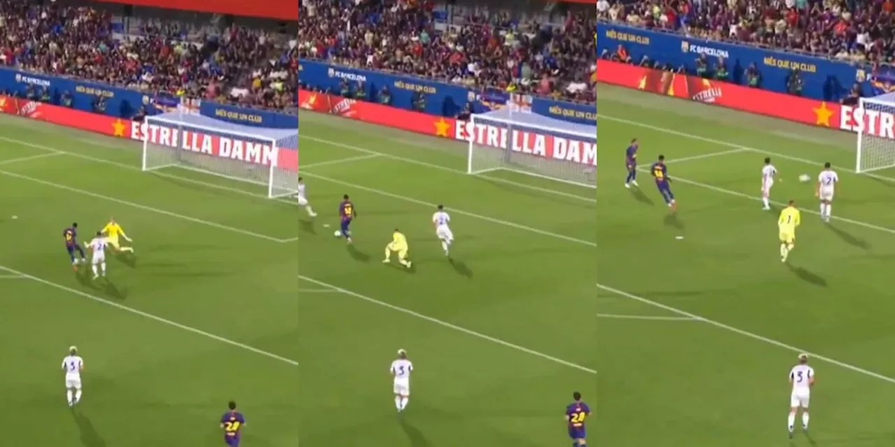 Barcellona, il clamoroso errore di Rashford contro il Como fa il giro dei social