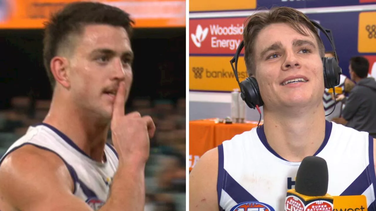‘Put that one away’: Provocative star’s cheeky act earns clip from teammates