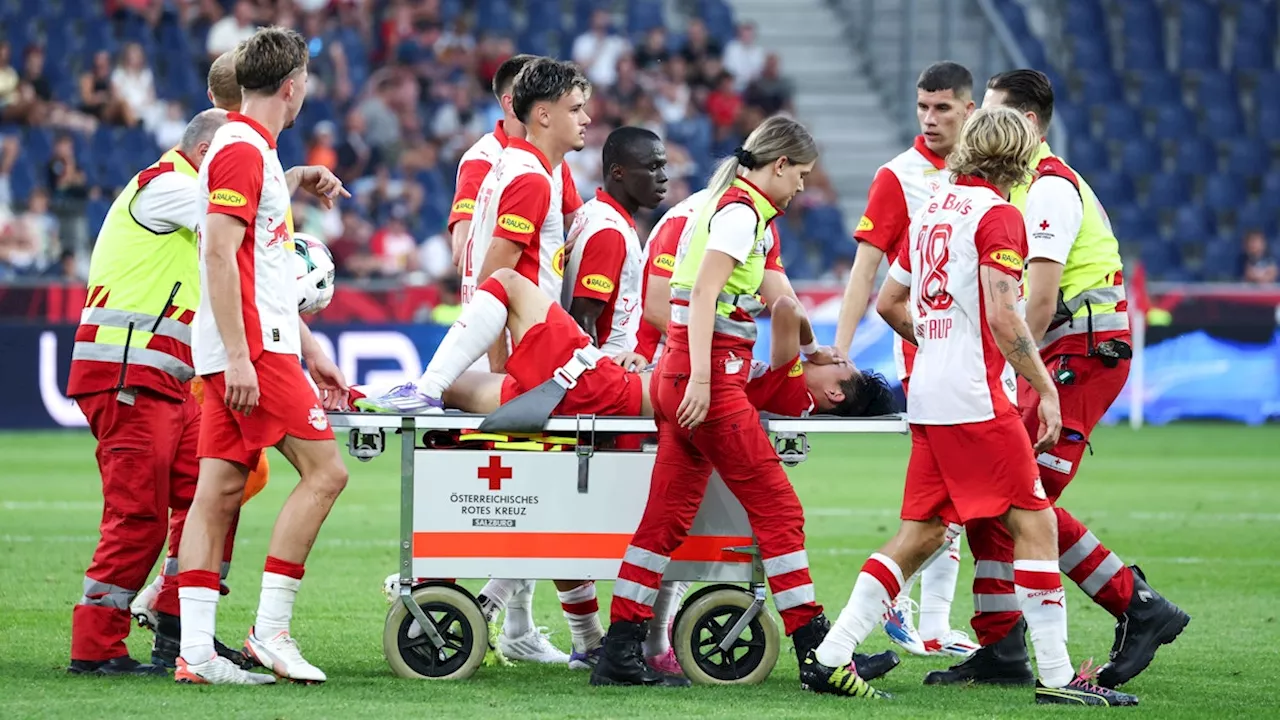  Diagnose da! Salzburgs Kitano fällt nach Rot-Foul aus
