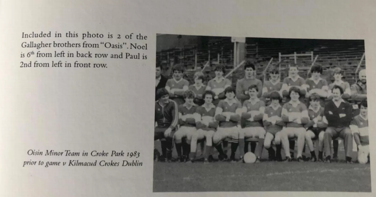 The Gallagher Bros GAA background, including Noel scoring a point at Croke Park