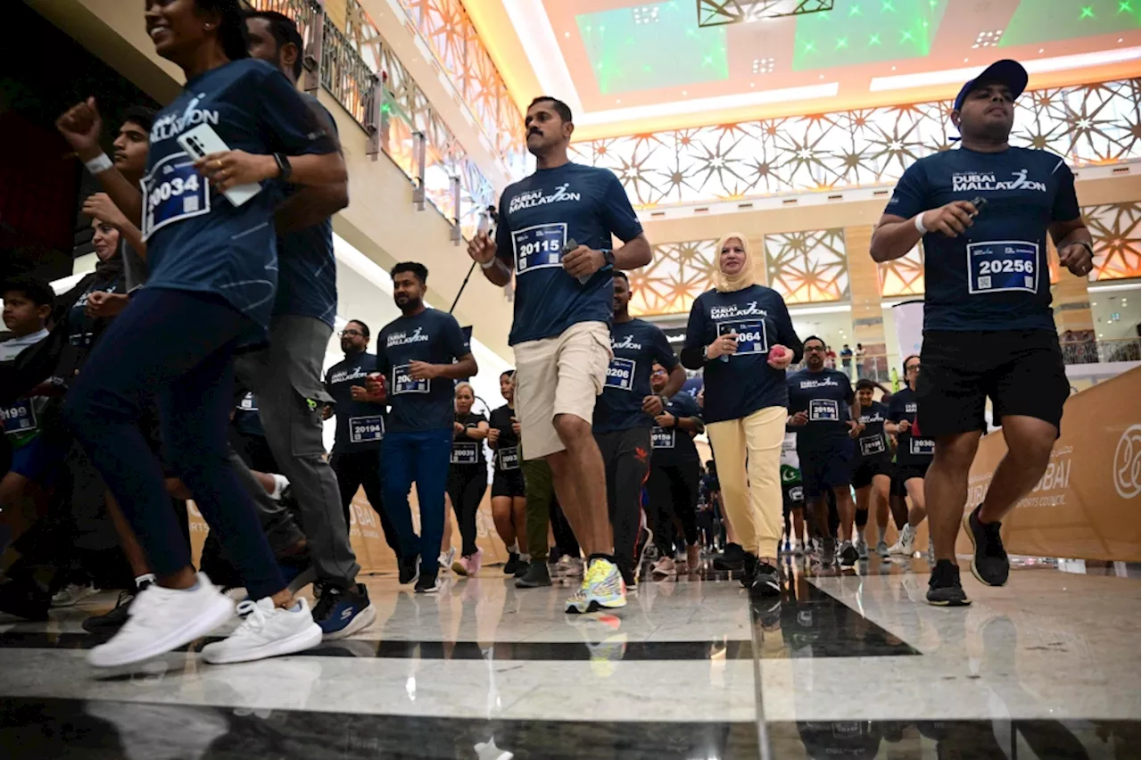 Dubai’s 50°C heatwave sparks ‘Mallathon’ craze as runners ditch streets for shopping malls