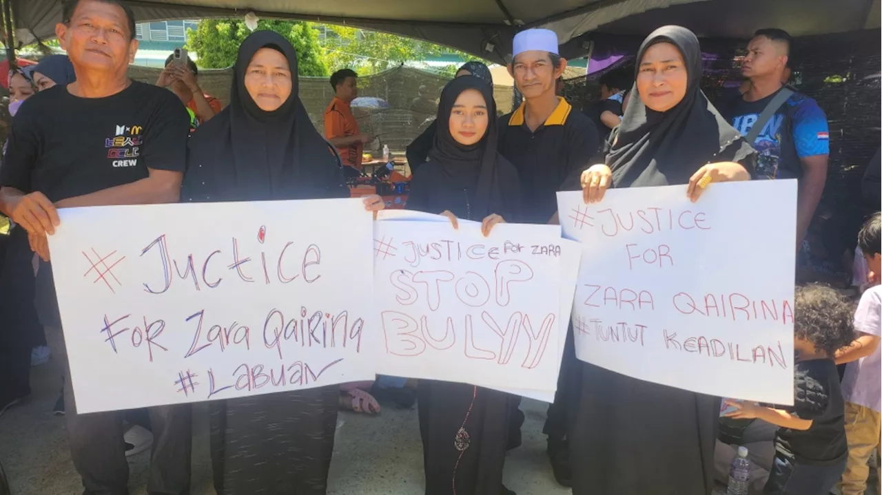 ‘Justice for Zara’ gains momentum in Labuan as thousands in black demand truth and end to bullying (VIDEO)