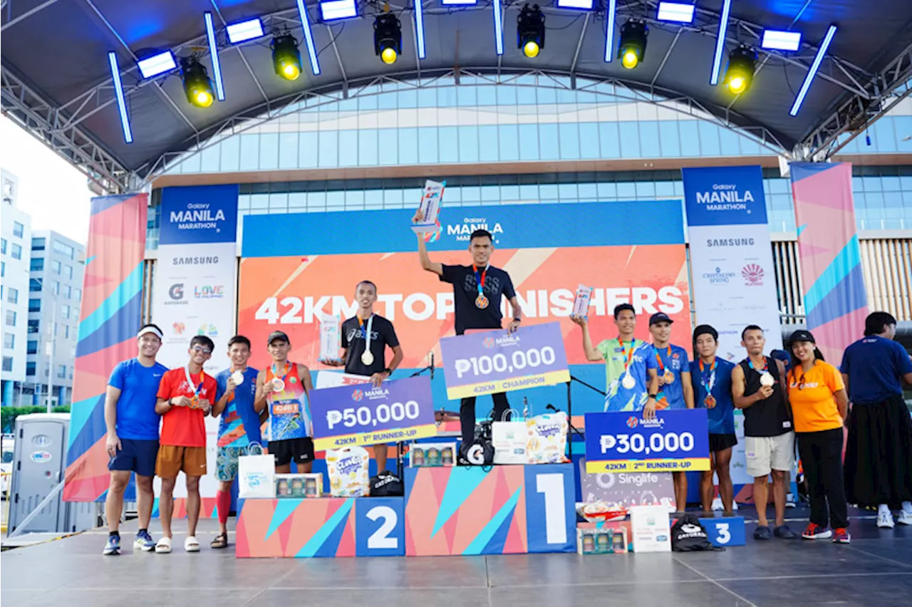 Flores, Hallasgo victorious in 2025 Galaxy Manila Marathon