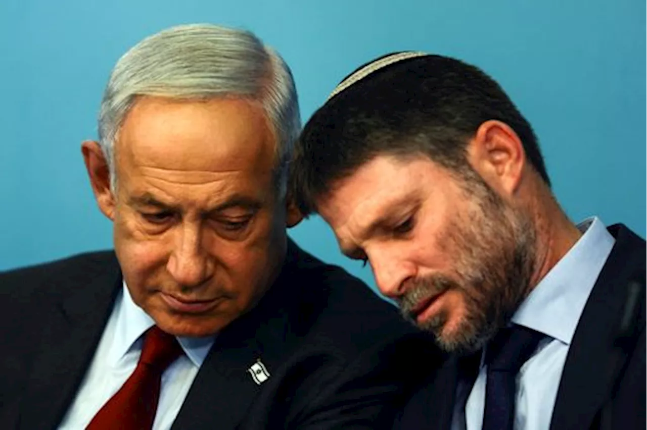 Israel's Smotrich says 'lost faith' in Netanyahu's Gaza vision, favours more brutal approach