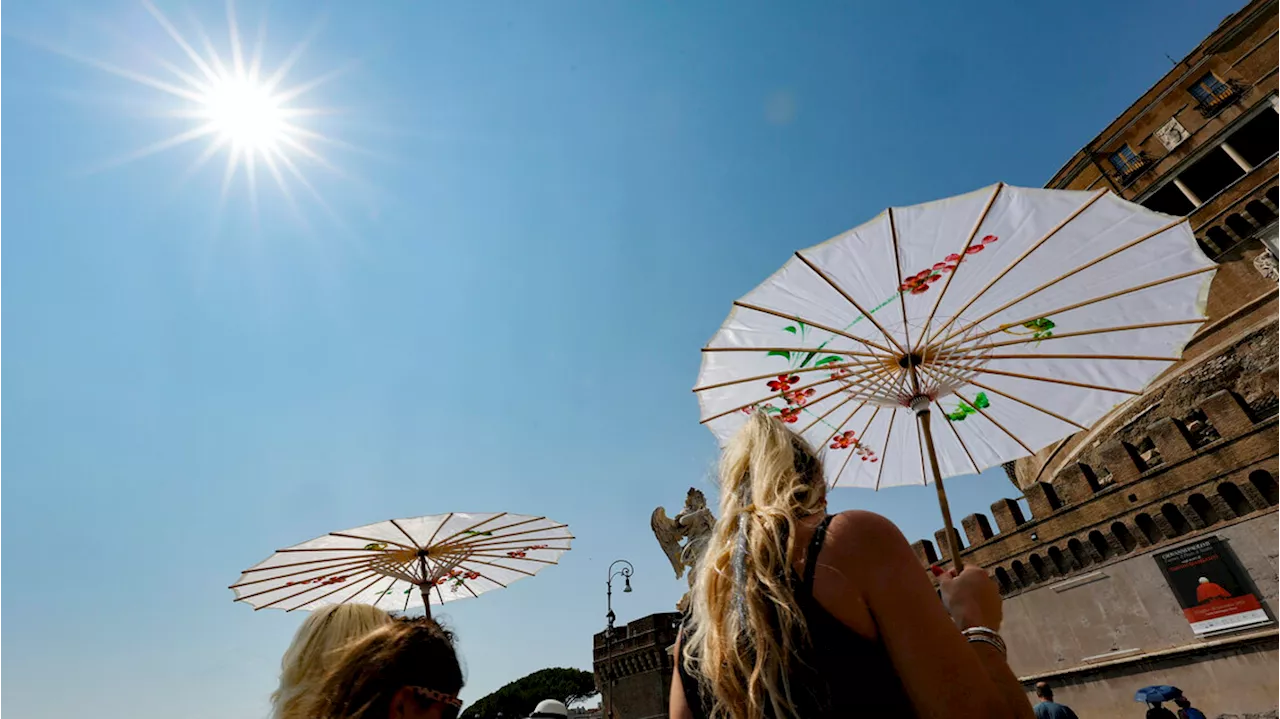 Caldo al top fino a ferragosto, Lazio e Toscana le più colpite