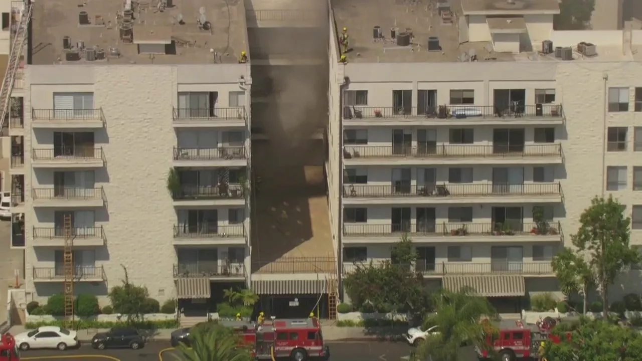 Fire at Pico-Robertson Apartment Building Leaves Two Hospitalized