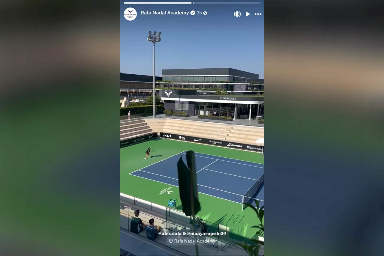 Alex Eala back in Rafa Nadal Academy ahead of US Open stint