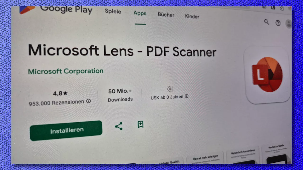 Microsoft Lens: Aus für mobilen PDF-Scanner