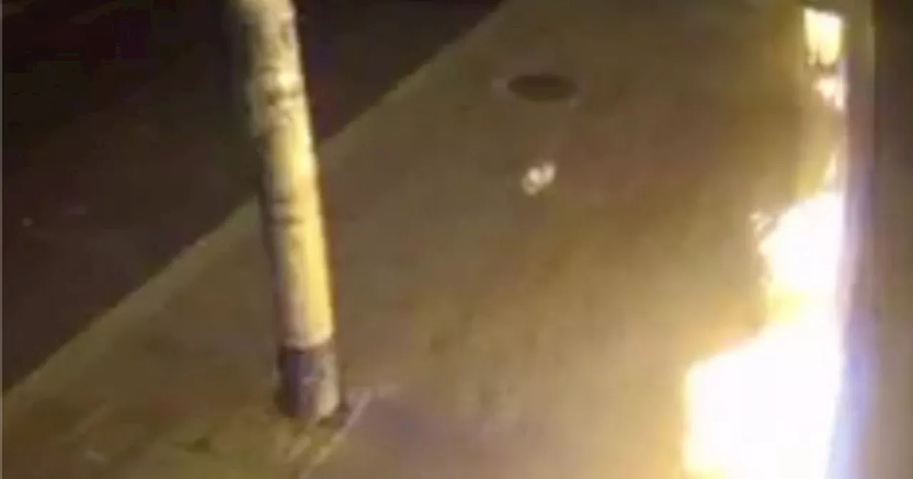 Moment suspected extremist allegedly sets fire to Conor McGregor's pub