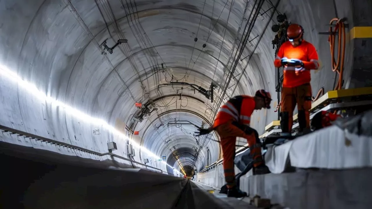 Gotthard-Basistunnel: Arbeiten führen zu SBB-Fahrplanänderungen