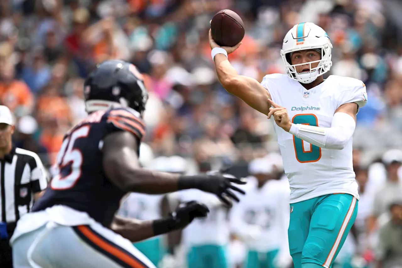 Zach Wilson's Dolphins debut had one head-scratching throw