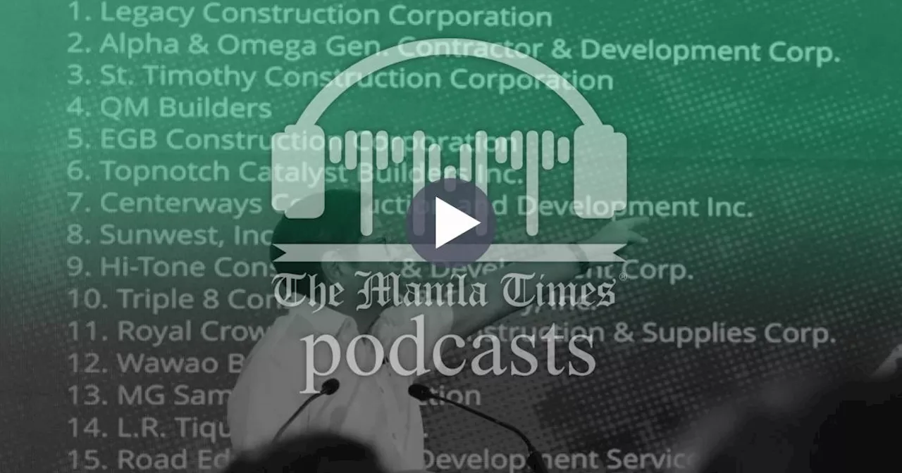 HEADLINES: 15 firms corner 18% of flood control funds