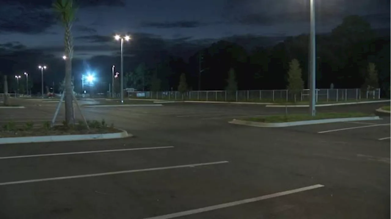 WATCH: News4JAX captures video of power line sparking, flashing before power outage at Ribault High School