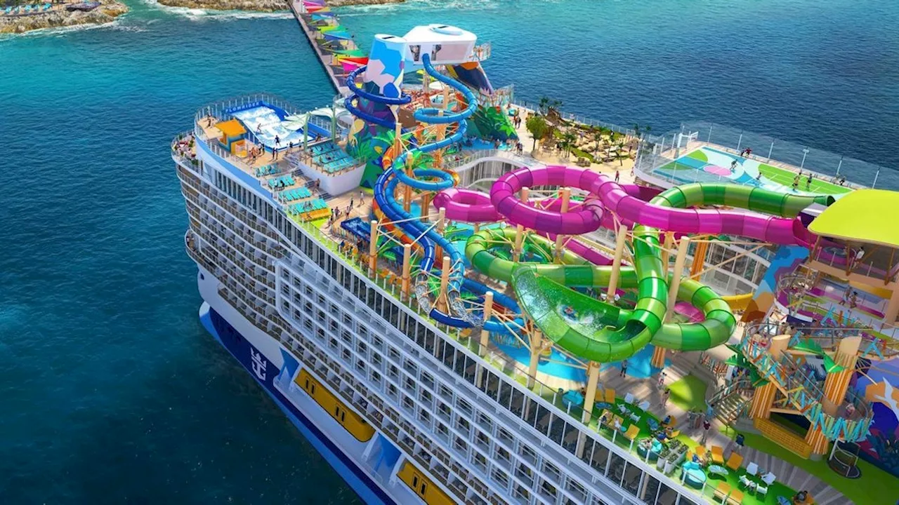  Mega-Wasserrutsche bricht auf größtem Kreuzfahrtschiff