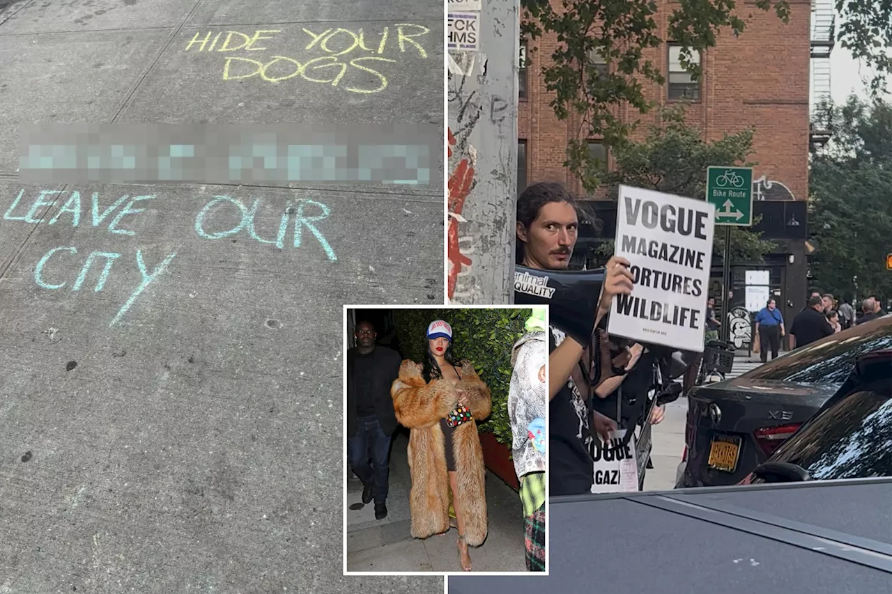 Animal-rights activists get aggressive — targeting Vogue editors at their homes and calling them 'killers' over fur coverage
