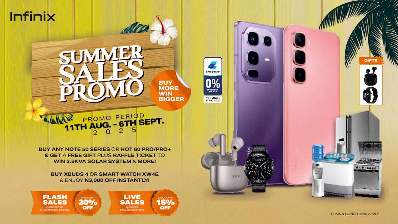 Infinix launches Summer Sales Promo: Shop smart and enjoy exclusive gifts